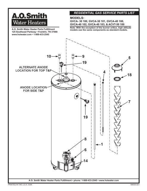 ACVT 50 - AO Smith Water Heaters
