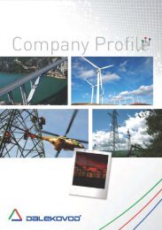 Company profile.pdf (2,49 MB) - Dalekovod dd