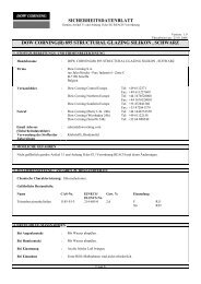 SICHERHEITSDATENBLATT DOW CORNING(R) 895 ... - Northe