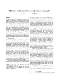 Multi-skill Collaborative Teams based on Densest Subgraphs