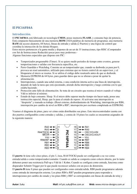 Mis primeros programas en assembler - Micros Designs