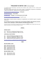 FREQUENZE FAX METEO 2008 di Fiorenzo Repetto - BCL - SWL