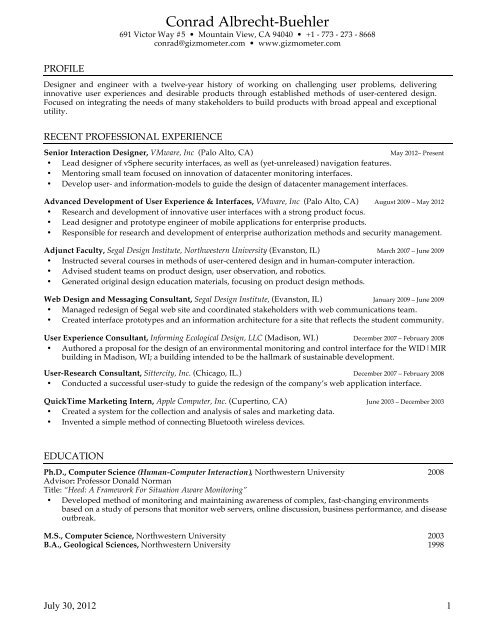 CV (pdf) - conrad