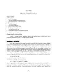 Growth accounting ⢠The Cobb-Douglas production function ⢠The mar