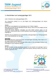 2. Anschreiben - THW Landesjugendlager NRW