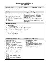 Library Curriculum Elementary Gr K-2 Information Literacy PDF