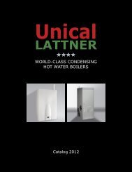 LATTNER - Unical Lattner Condensing Hot Water Boilers