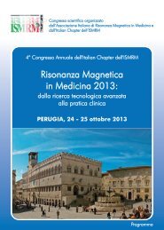 Risonanza Magnetica in Medicina 2013: - Biomedia online