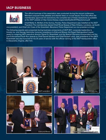 IACP Business - Police Chief Magazine