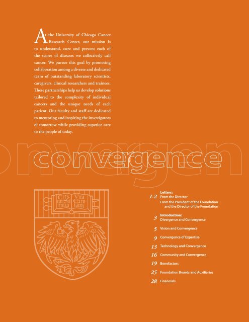 convergence - The University of Chicago Medicine Comprehensive ...