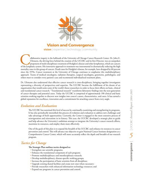 convergence - The University of Chicago Medicine Comprehensive ...