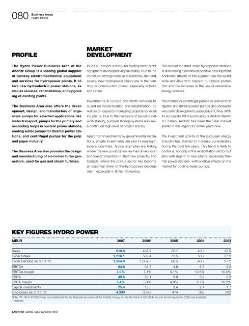 Download as pdf - andritz business areas