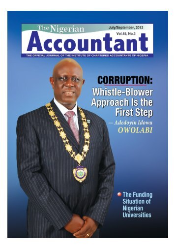 The Nigerian ACCOUNTANT - The Institute of Chartered ...