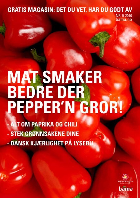 Magasin 5 Mat smaker bedre der pepper'n - Bama