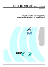 TR 101 290 - V1.2.1 - Digital Video Broadcasting (DVB ...