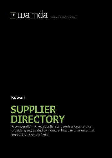 Kuwait SUPPLIER DIRECTORY - Wamda.com