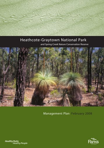 -SCOPE AND CONTENT OF MANAGEMENT PLANS - Parks Victoria