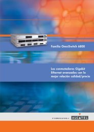 Familia OmniSwitch 6800 Los conmutadores Gigabit ... - Satydal