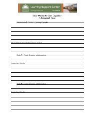 Essay Outline Graphic Organizer: 5-Paragraph Essay