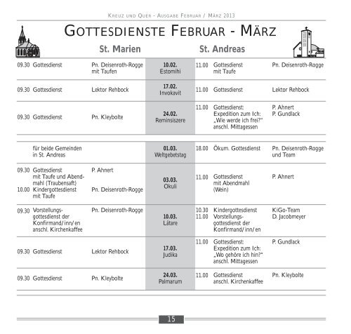 Februar/MÃ¤rz 2013 - Ev-luth. Kirchengemeinde Hannover-Hainholz