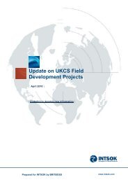 Update on UKCS Field Development Projects - Intsok