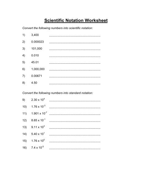 scientific-notation-worksheet