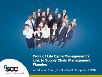 Product Life Cycle Management's Link to Supply Chain ...