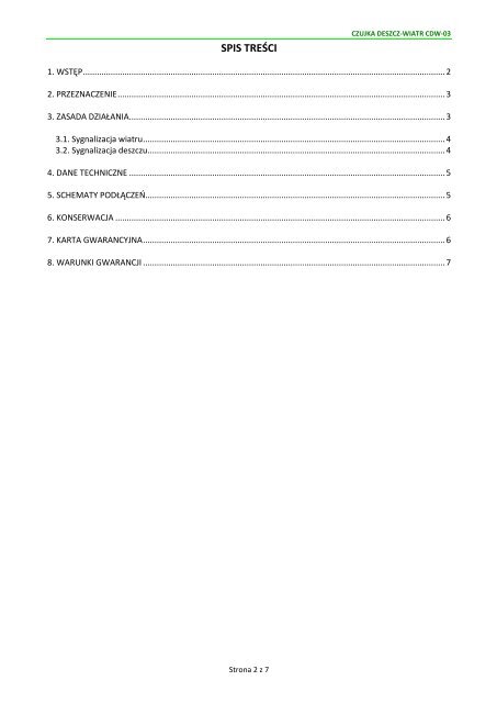 CDW-03 - AFG Elektronika PrzemysÅowa - Poznan.pl