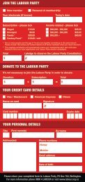 membership DL form.indd - Labour Party