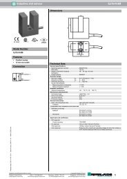 1 Inductive slot sensor SJ15-N-5M - Ex-Baltic