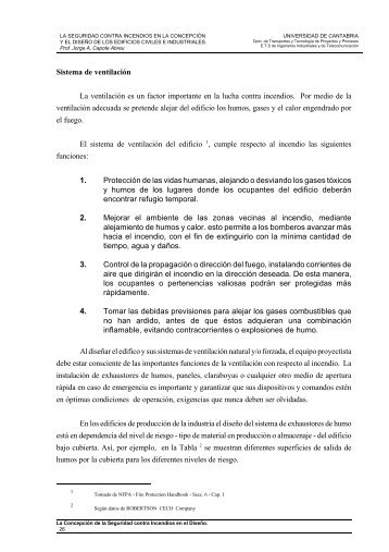 la seguridad contra incendios en la concepciÃ³n y el diseÃ±o de los ...