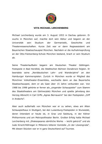 Vita Michael Lerchenberg - Brau Holding International