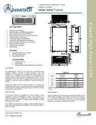 C -b a n d H ig h P o w e r S S P A - Advantech