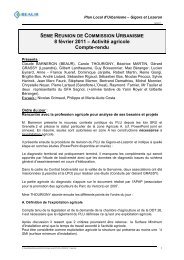 8 fÃ©vrier 2011 â€“ ActivitÃ© agricole Compte-rendu - Gigors & Lozeron