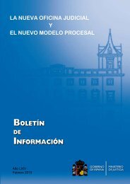 la nueva oficina judicial y el nuevo modelo procesal - Ministerio de ...