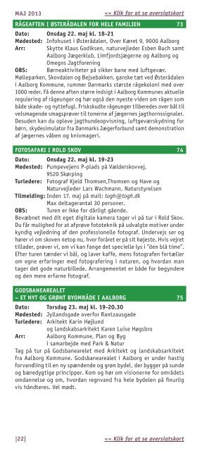 Naturguiden 2013 - Aalborg Kommune