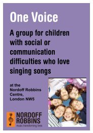 One Voice A5 leaflet V6 - Nordoff Robbins