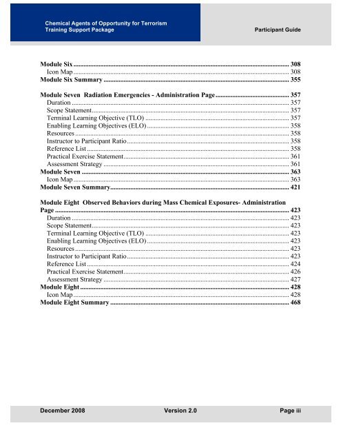 Chemical Agents of Opportunity for Terrorism: TICs & TIMs