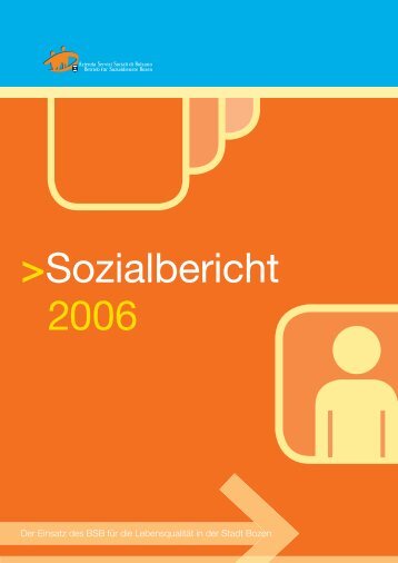 Sozialbericht 2006 - Betrieb fÃ¼r Sozialdienste Bozen