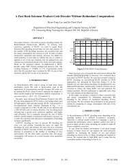 A fast Reed-Solomon product-code decoder without ... - KAIST