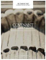 VIEW FULL CV - Covenant Theological Seminary