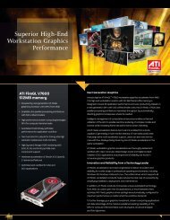 ATI FireGL™ V7600 Datasheet - AMD