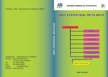 UBOS Statistical Meta Data - Uganda Bureau of Statistics