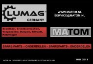 Overige machines - Matom