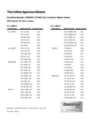 ENERGY STAR Tankless Gas Water Heater (pdf) - ThermWise