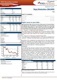 ICICI Securities Limited Bajaj Hindusthan (BAJHIN)