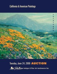 California & American Paintings - California Art Auction