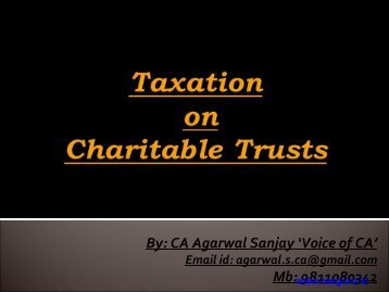 hindu charitable trust
