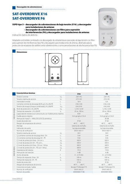 CATALOGO PROTECTORES DE SOBRETENSION