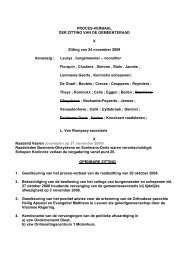 PROCES-VERBAAL DER ZITTING VAN DE ... - Groen Diest